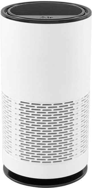 迷你空氣淨化器 負離子除異味車用桌上型, USB充電, 白色