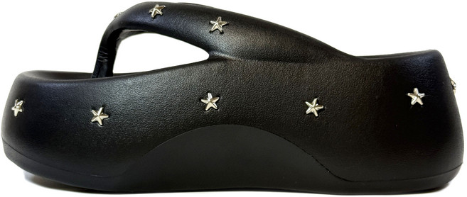 팡팡[7cm키높이 풀랫폼] 스타스터드 쪼리샌들 7001