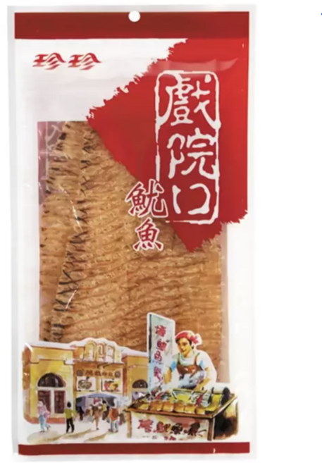 珍珍 慶院口 魷魚絲 (5包入) 傳統風味, 400g, 1個