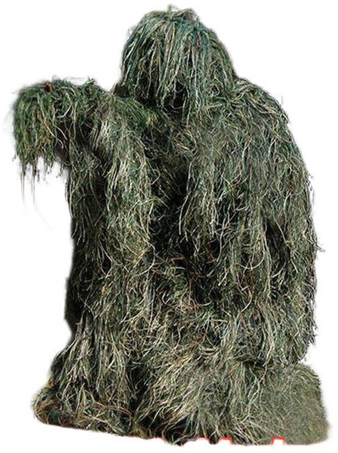 스나이퍼 위장복 길리슈트 코스프레 누더기 배그 할로윈, 175cm 이상