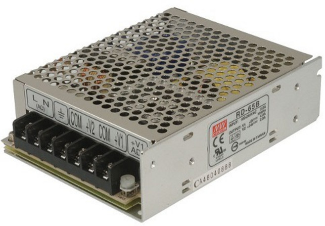 MEAN WELL RD-65B 5V/4A 24V/2A 65W雙組交換式電源供應器(含稅) - 佑齊企業 iCmore, 1個