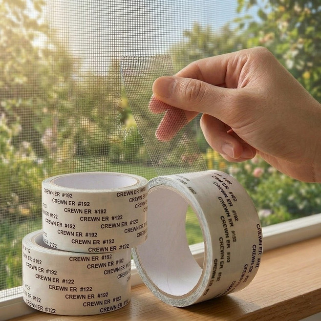 키홈 잘라쓰는 방충망 보수 테이프 수리, 3개