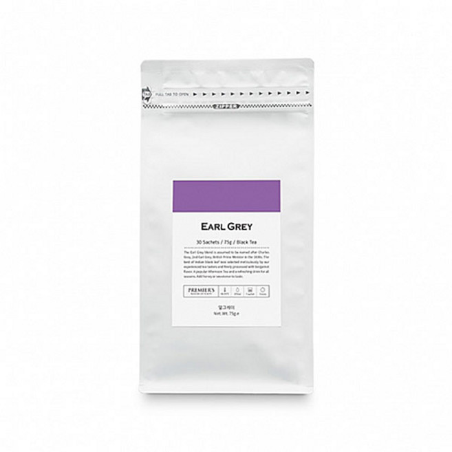 프리미어스티 얼그레이 홍차, 2.5g, 30개입, 1개