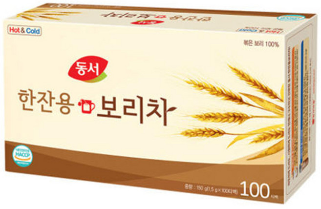 동서 한잔용 보리차 1.5g 100개입 x2개, 2개