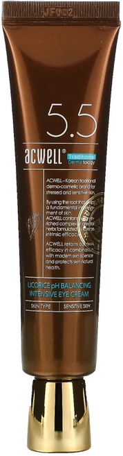 ACWELL 5.5 감초 pH 밸런싱 아이 크림 1 fl oz (30 ml) 2팩, 1개, 30ml - 쿠팡