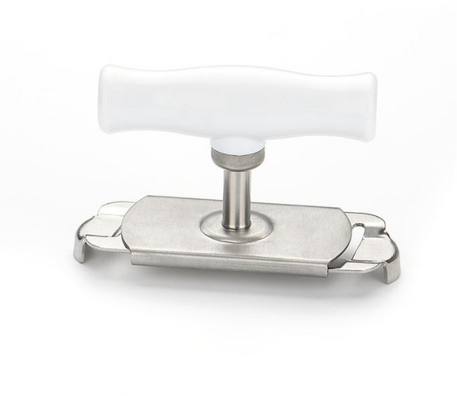 Qing Rei 多功能開罐器 擰蓋器 適用2.5-9.5公分瓶蓋 加厚不鏽鋼防滑設計 輕鬆省力開罐, 1個, 1個