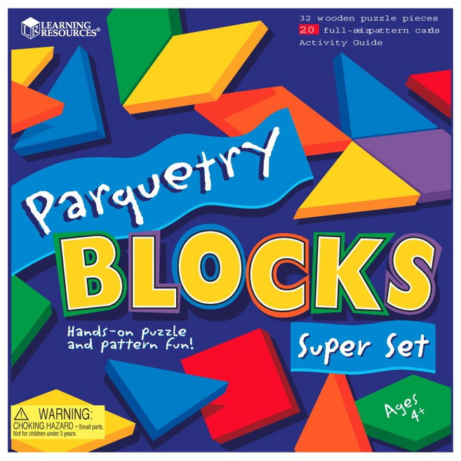 러닝리소스 LER 0289 모양 만들기 블록 슈퍼 세트 도형놀이교구, 1개