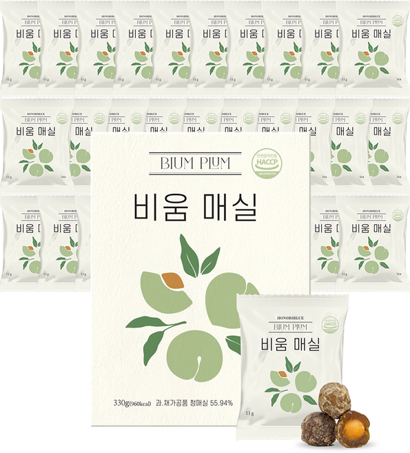 배아픔없이 싹 다 비우는 발효매실 비움매실, 330g, 1박스