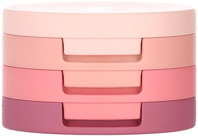 Kaja Beauty Bento 바운시 매트 & 쉬머 아이섀도 트리오 07 글로잉 구아바 3개 개당 0.09g(0.03oz) Kaja (카자), Kaja, Beauty Bento, 바운시 매트 & 쉬 - 쿠팡