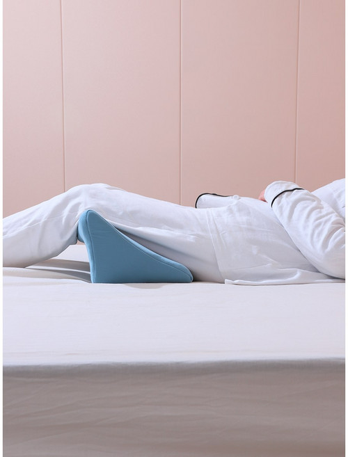 와상노인 욕창 방지 쿠션 환자용 체위변경 등받이 쿠션 세탁 가능, 하늘색