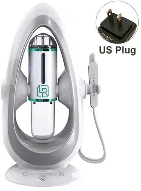 뷰티 디바이스 스몰 버블 산소 주입 기기 아쿠아 페이셜 클렌징 흡입 블랙헤드, 01 CHINA, 02 1 Head-US Plug