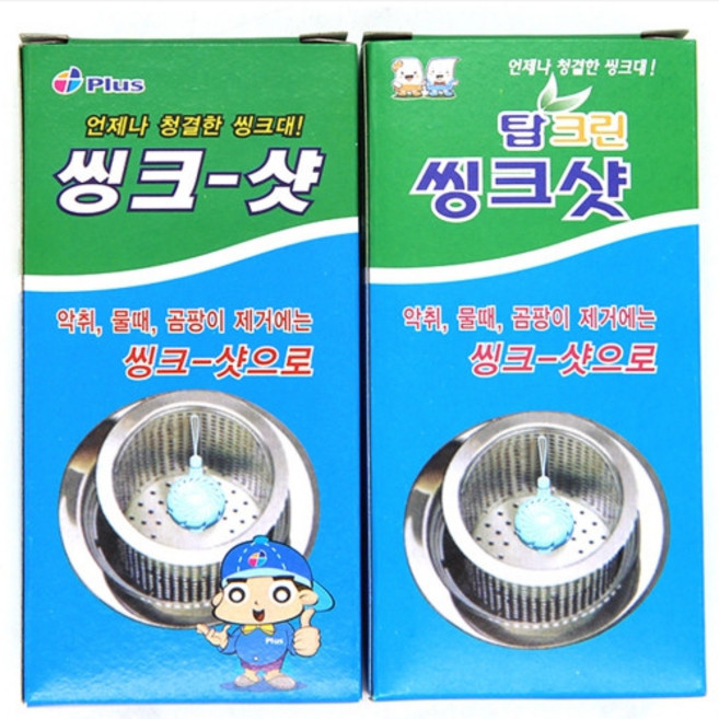 씽크샷 1p 싱크샷 씽크대 배수구 세정제 악취 제거, 1개