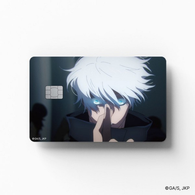 [고스티/EZFIT] 주술회전 - 고죠 사토루 (시부야 사변) A 카드 커버 스티커, 1개, Large Chip