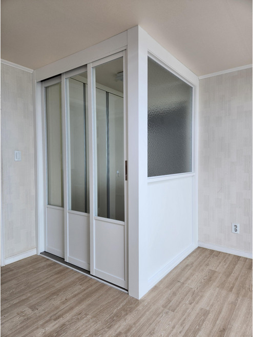 프로문 현관중문 중문 ㄱ자 파티션형(결재하기전:상담전화), 1개