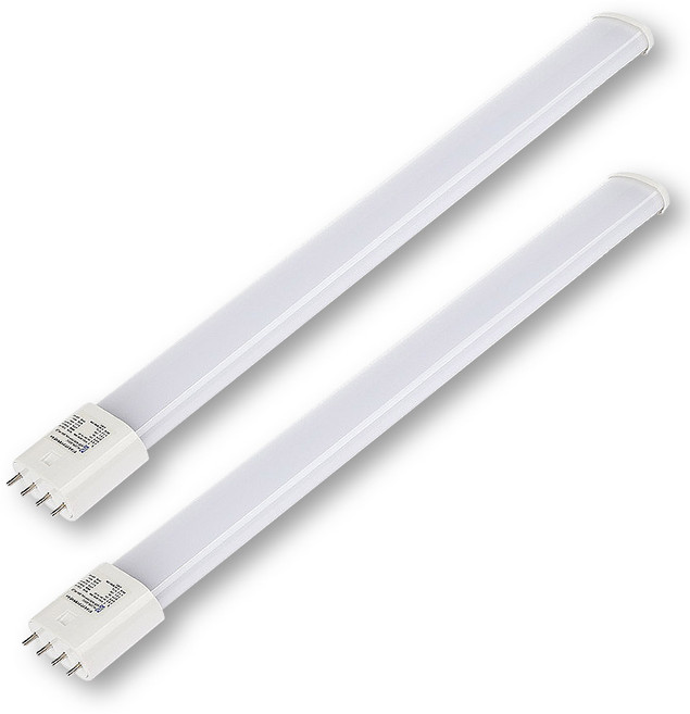 LED 형광등 호환등 18W 형광등불빛 FPL 36W 32W 대체등, 2개, 주광색