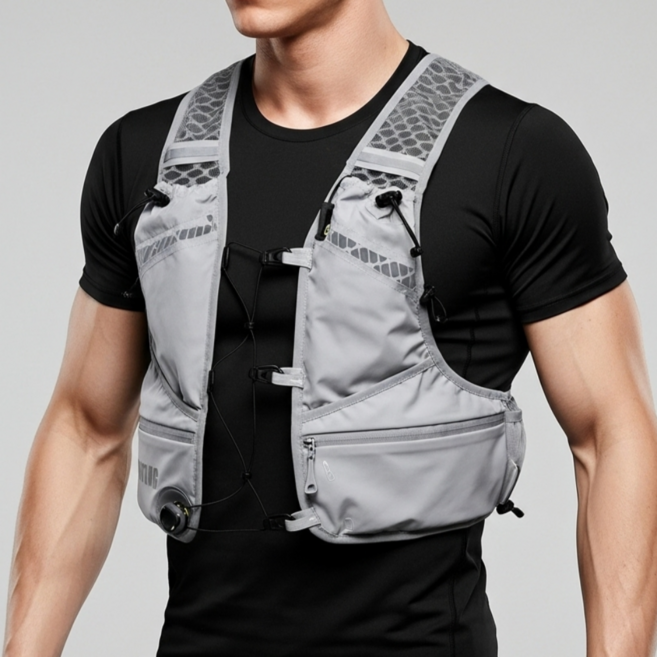 PUMPIN 다이얼 코드락 러닝 조끼 마라톤 트레일 프리미엄 아웃도어 백팩