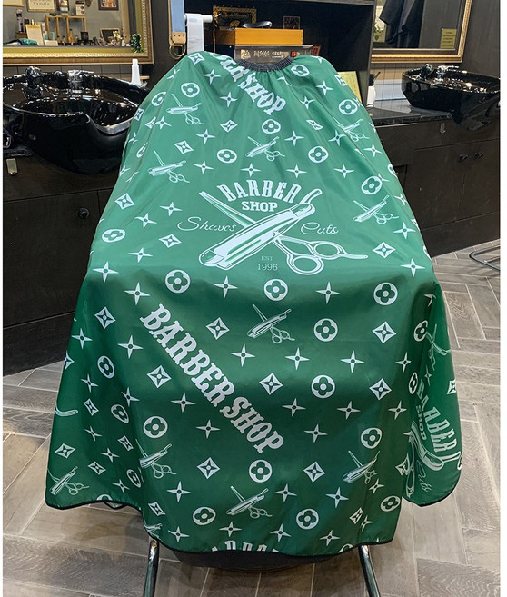 바버샵 커트보 미용실 롱컷트보 케이프 이발보 가운, 07디자인 길이160cm, 1개