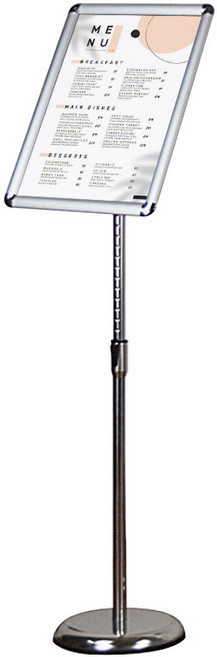 HK.sell POP 포스터 광고판 스탠드 모던 메뉴판 거치대 A4, A4 실버