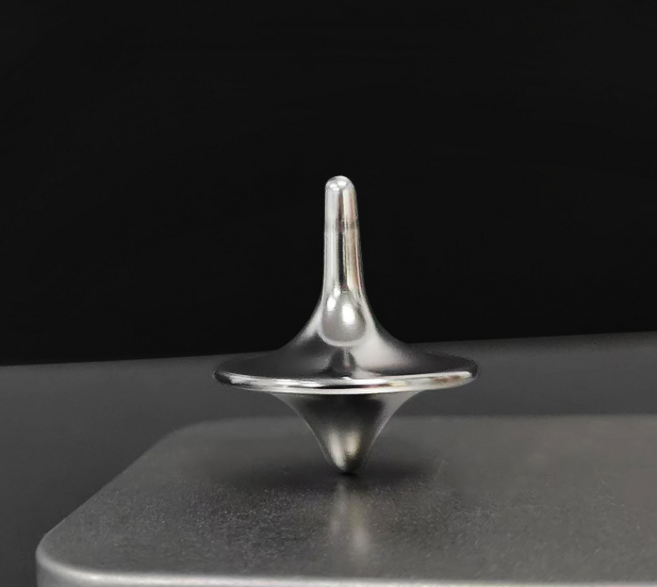 인셉션 메탈 토템 디카프리오 장난간 무한 피젯 어른 장난감 팽이, 1개, 실버