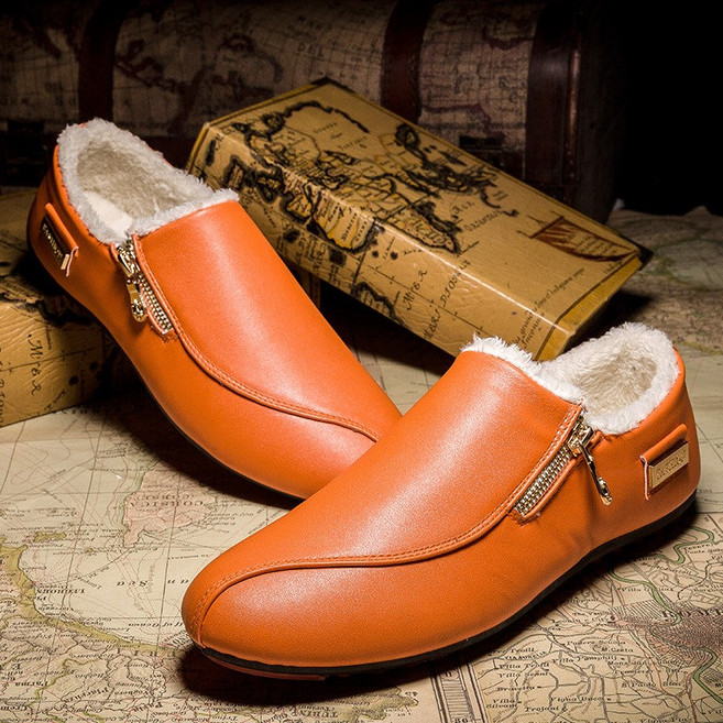 라오농 남자 겨울 털신 털단화 로퍼 구두 방한화 모카신08 +lv99