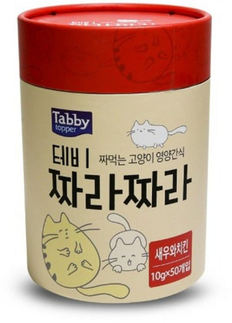 테비 짜라짜라(10gX50개)-새우와치킨맛, 1