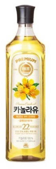 해표 카놀라유, 900ml, 1개