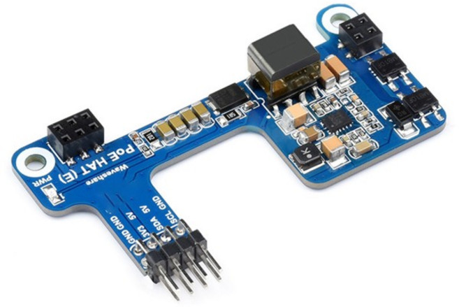 4B 3B+ 이더넷 전원 햇 802.3af 준수 이더넷 확장 보드를 통한 전원 공급 Raspberry Pi용 5V2.5A, 1개