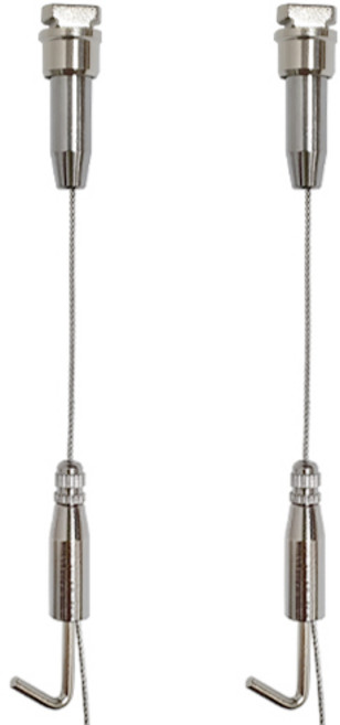 천장 원터치 튼튼 소형, 실버, 2개