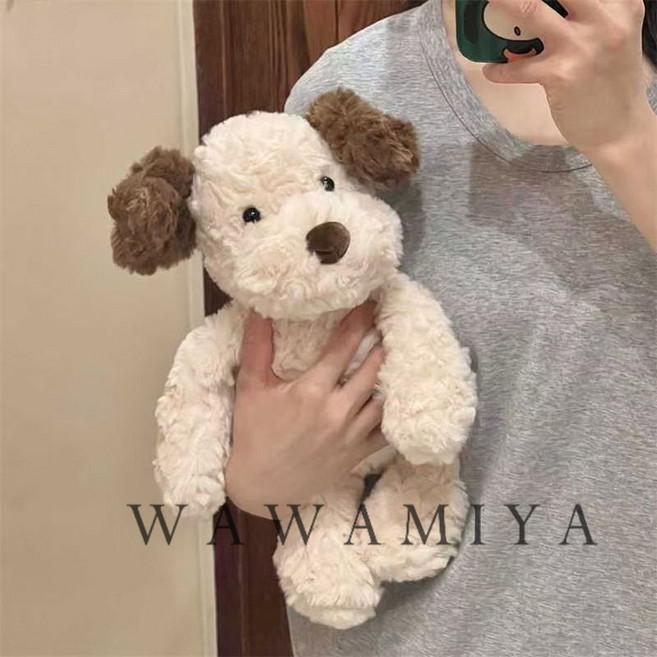6위 - 강아지 봉제인형 30cm 귀여운 인형 소프트 생일 선물 동물인형 WAWAMIYA, 강아지인형