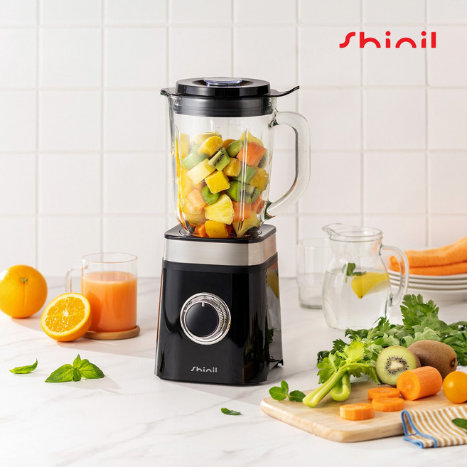 신일 유리 블렌더 SMX-DB6K 24 000RPM 3단분쇄 믹서기