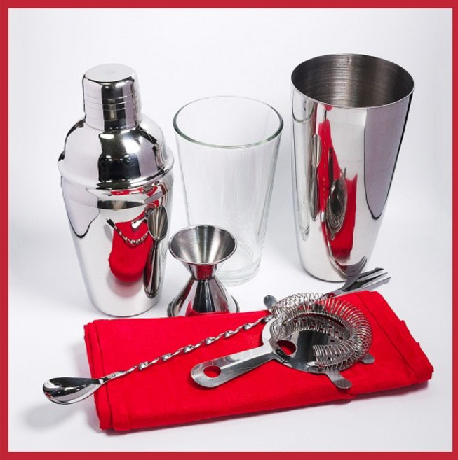 조주기능사 7종 세트 칵테일만들기 쉐이커 바스푼 지거 바용품 칵테일도구 홈텐딩, 1개