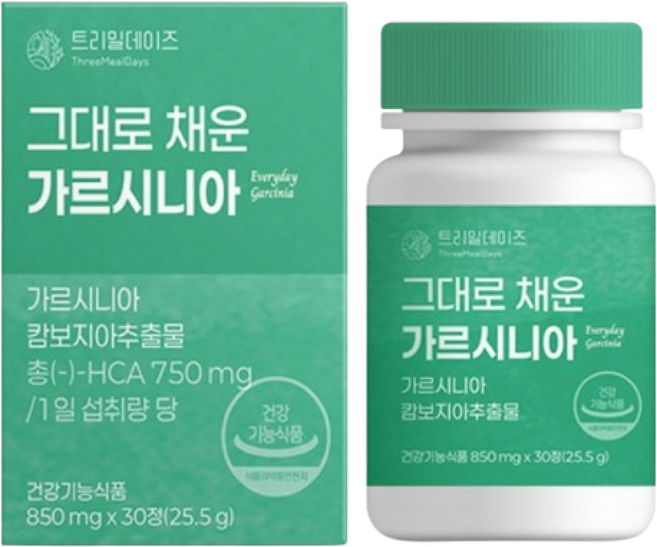 가르시니아 뱃살빼는 지방빼는 지방분해 체지방 약1달분 알약, 2박스, 30회분