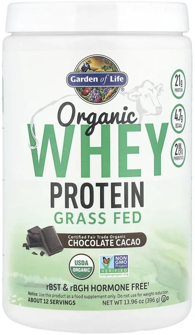 몸관리하세요 겨울입니다 Garden of Life 유기농 유청 단백질 목초 사육 초콜렛 카카오 396g(13.96oz) 특별관리진행, GardenofLife유기농유청단백질목초사육초콜렛카카오, 396g, 1 - 쿠팡