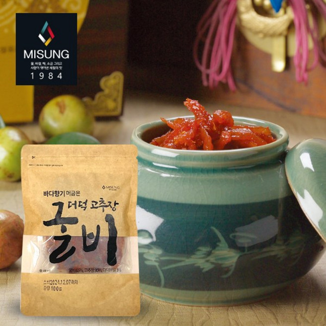 [연애]바다향기머금은 더덕고추장굴비 100g x 10팩, 없음, 1개