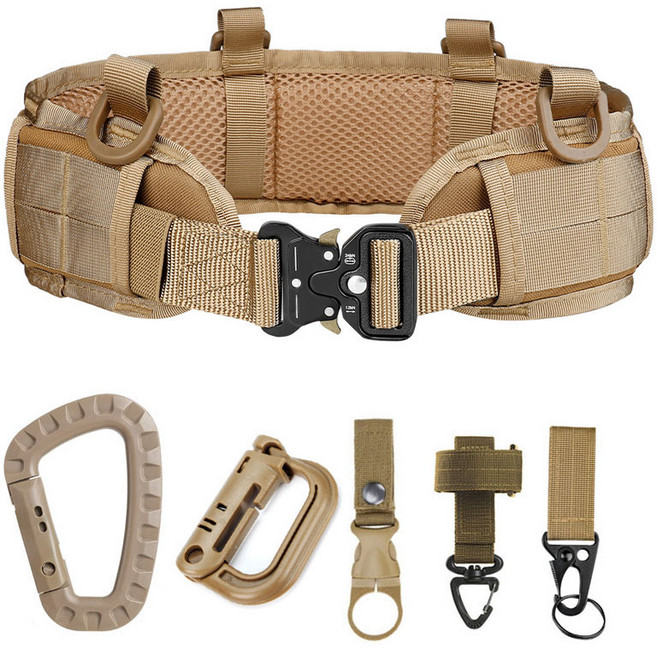 바르고 텍티컬 멀티 전술벨트세트 몰리 아웃도어 밀리터리, 옵션1. 코야 브라운 세트, 1개