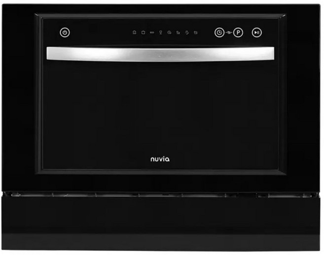 까르페 무설치 식기세척기 PRO 스텐 누비아 6인용 8인용 강력세척 자동문열림 그릇세척기(무설치전용 물통세트+전용수저통+컵걸이세트 포함), 블랙, MDW-H601B, 고객직접설치