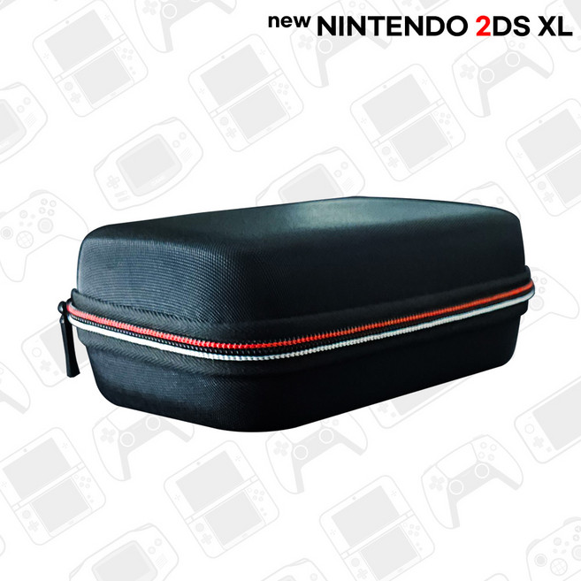 new 2DS XL 닌텐도 뉴이다수 큰가방 파우치, 1개, 블랙