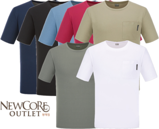 레드페이스 특가할인!! 남성 시원한 착용감 기능성 라운드 반팔 티셔츠