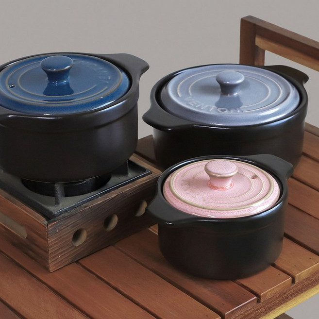 로얄벤톤 세라믹냄비 가정용뚝배기 계란찜냄비 3 SIZES, 1개, 14cm