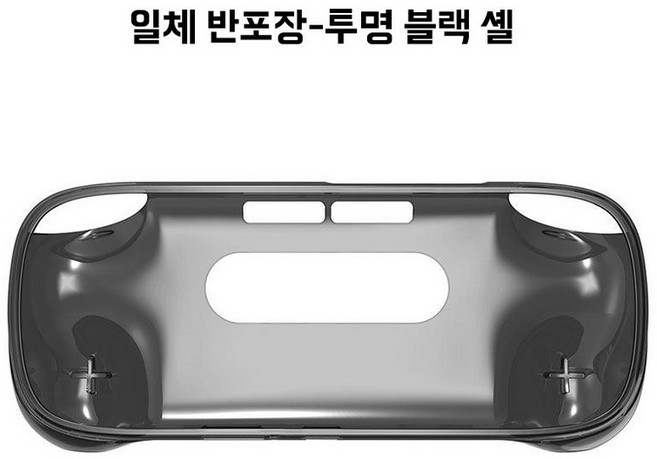 휴대용 Ayn 스크린 포탈 오딘2 그립 실리콘 케이스 베이스, A. Retroid Pocket 6, B. 투명 블랙