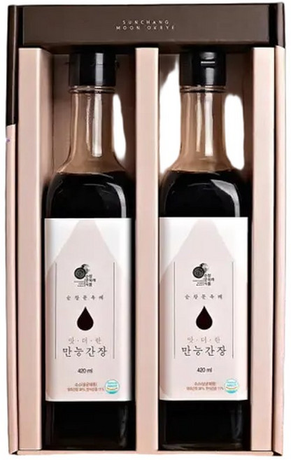 우리콩 간장 종합세트 특선 2호(만능간장 420ml 2종), 1개
