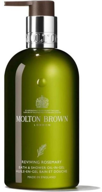 몰튼브라운 Molton Brown Reviving 로즈마리 바디워시 배쓰 목욕 및 샤워 젤 오일인젤 300ml, 1개