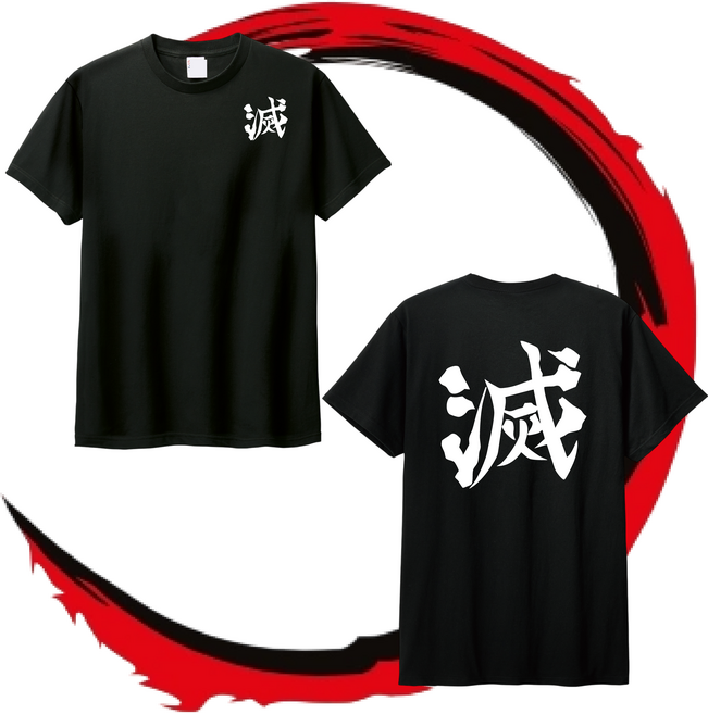 쏨프린트 귀멸의칼날 귀살대 반팔 티셔츠 남녀공용 가족티 커플룩 아동 성인 굿즈