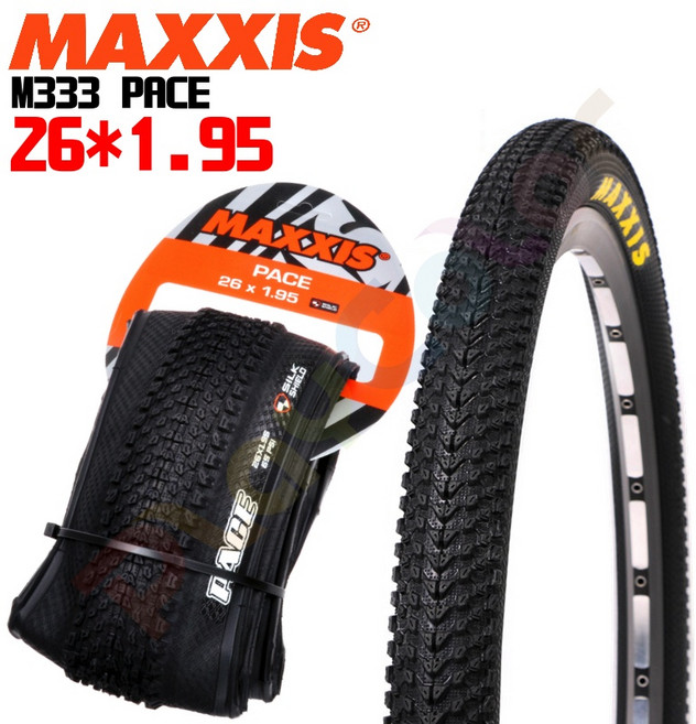 MAXXIS 26*1.95 PACE 外胎 MTB 可折 防刺 M333 瑪吉斯【2023608】, 1個