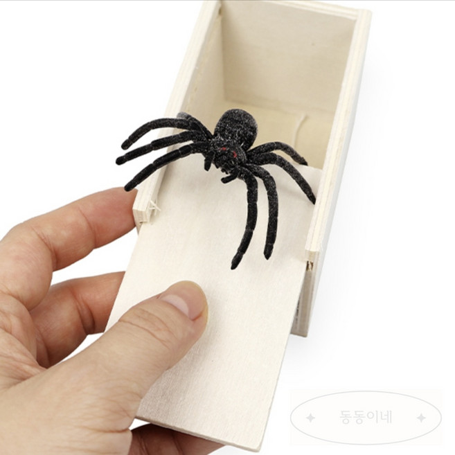 동동이네 생활용품 추천 거미 모형 상자 만우절장난감거미모형상자