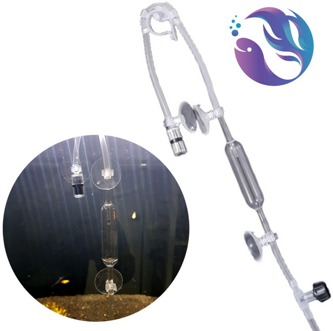 L.P.A 어항용 자동 배수 세트 (배수량 조절형 자동 사이펀) 어항 물갈이 환수, 1개