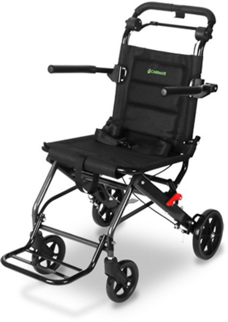 [케어메이트] 경량형 휴대 알루미늄 휠체어 CM-701 - PU(통타이어) 6.5kg, 1개