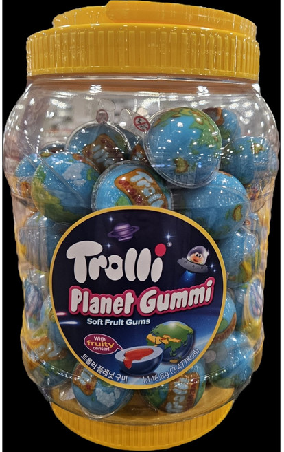 트롤리 Trolli 지구본젤리 18.8g X 61개입 1.147kg 코스트코, 61개