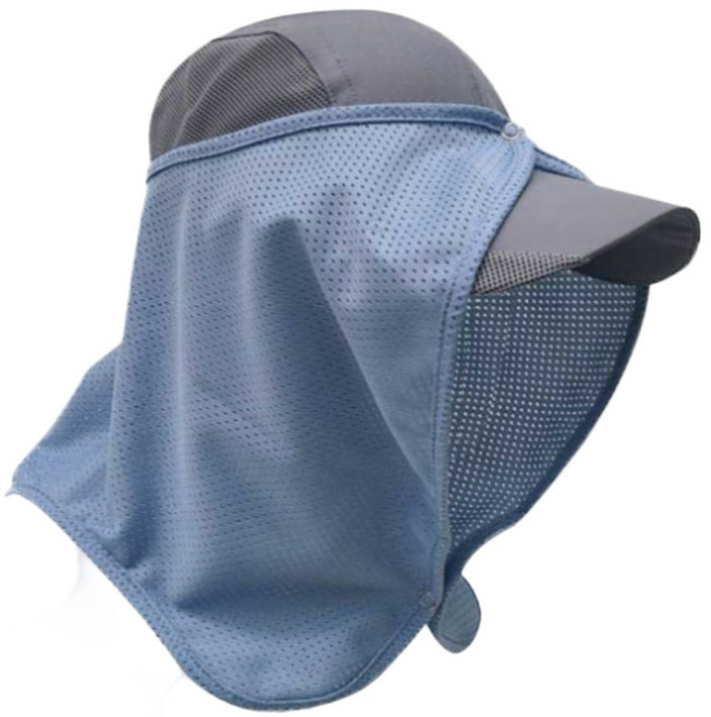 메디플러스 국산 썬가드 햇빛가리개 국내생산 모자탈부착 자외선차단 에어매쉬 목그늘