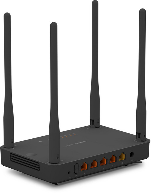 EFM EFM ipTIME AX2004T 4포트 기가비트 유무선공유기 블랙, AX2004T 블랙, 1개